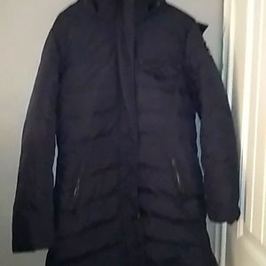 Pasar 3/4 length puffy fur hood winter jacket